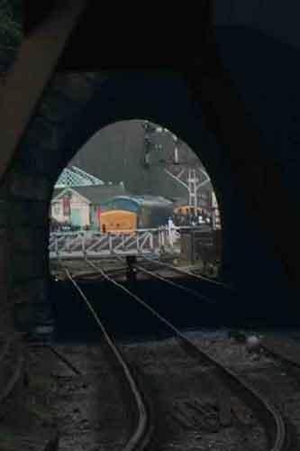 
Fig 3 - Through the tunnel <i>Photo by Marcus Dawson</i>