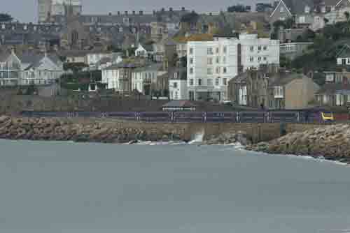 
Fig 7 - Looking across the bay to Penzance Station
