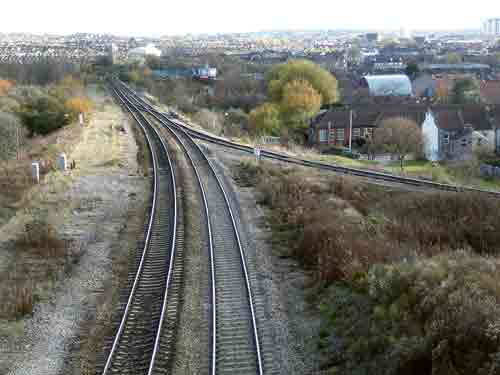 
Fig 1 - Looking south