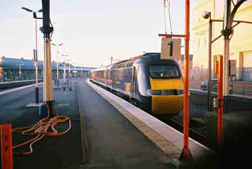 
Fig 2 - Looking Out of the Station from Platform 1