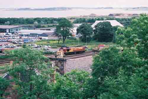 
Fig 2 - Looking down from Auldcastle Road