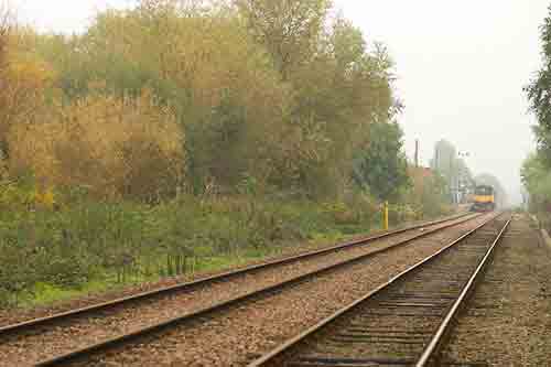 
Fig 4 - Looking east - western footpath